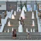 Уличный фонтан Реки Сибири