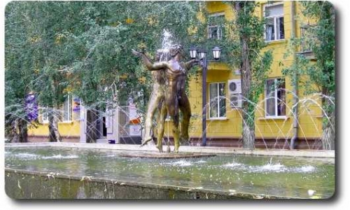 Ремонт городского фонтана в Волгограде