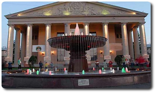 Открытие городских фонтанов в Кемерово 2015
