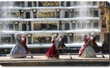 Открытие фонтанов в Петергофе 2008 год 