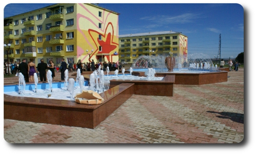 Строительство фонтанов в Полысаеве