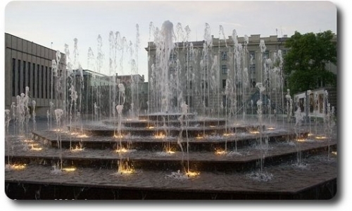 Открытие фонтанов в Риге 2010