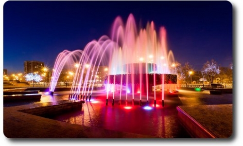 Открытие фонтанов в Новокузнецке 2013 го