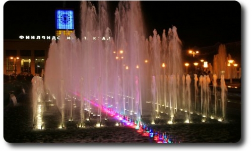 Открытие фонтанов в С.Петербурге 2013