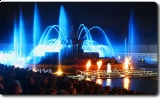 Запуск фонтанов на ВДНХ в Москве 2015 го